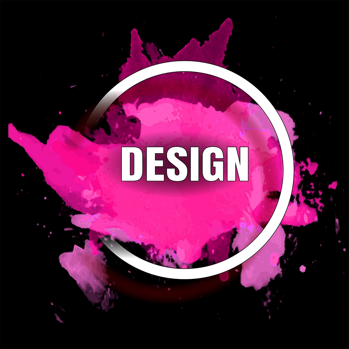 Graphic design service logo