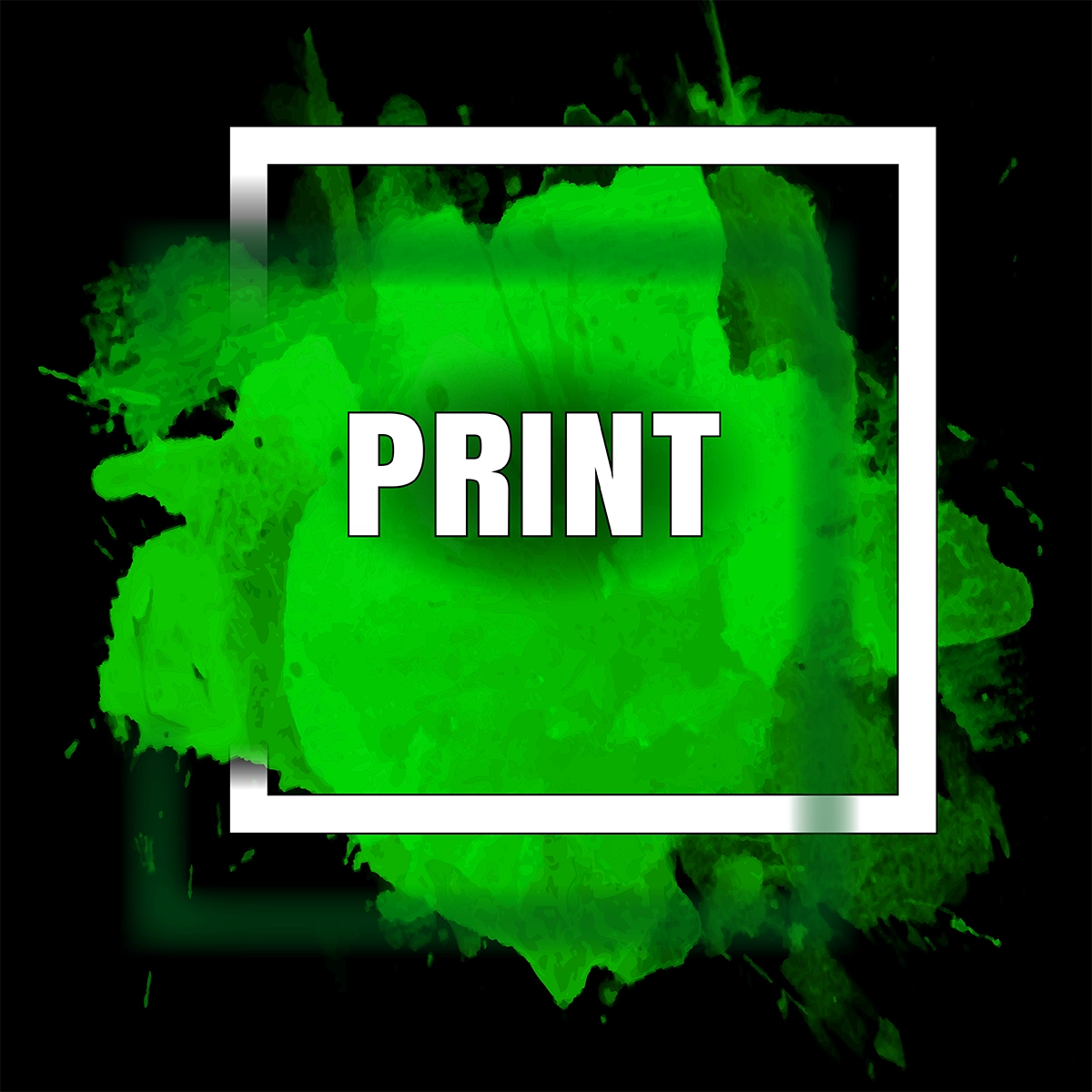 Poster printing service logo